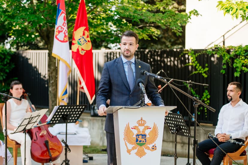 Predsjednik Crne Gore Jakov Milatović prisustvovao svečanom prijemu u Crnogorskoj kući u Beogradu