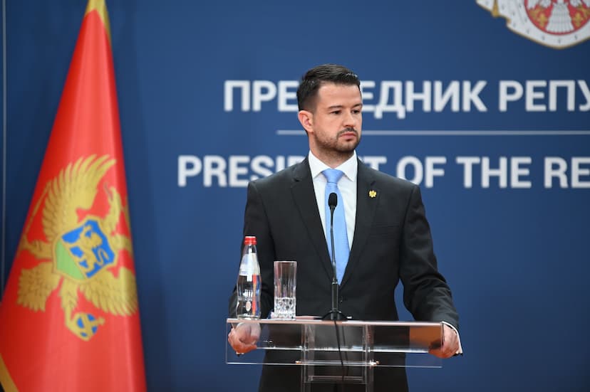 Izjava predsjednika Crne Gore Jakova Milatovića na konferenciji za medije u Palati Srbija