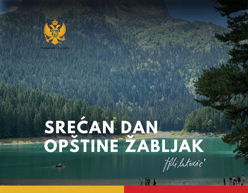 Predsjednik Milatović čestitao Dan opštine Žabljak