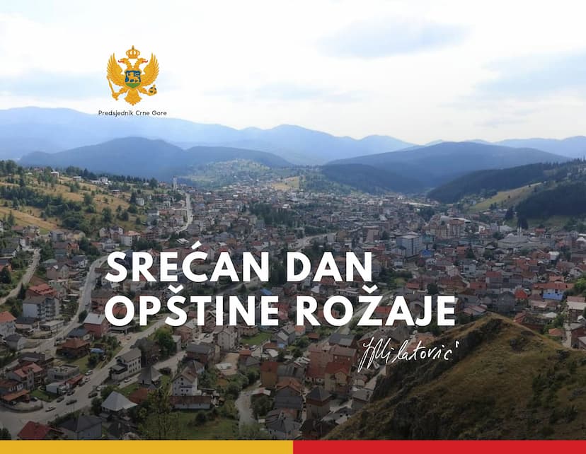 Predsjednik Milatović čestitao Dan opštine Rožaje