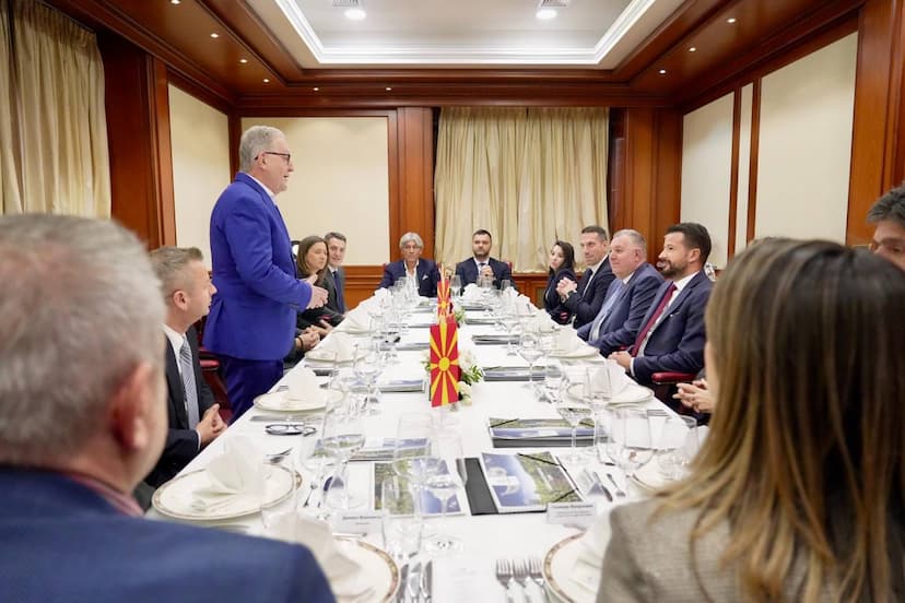 Milatović sa privrednicima u Skoplju: Veći trgovinski rast kroz jače poslovno povezivanje