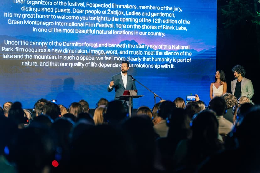 Milatović na Green Montenegro International Film Festivalu: Prirodna bogatstva moraju biti osnova kvalitetnijeg života i održivog razvoja