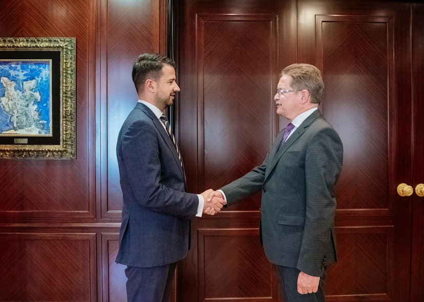 Predsjednik Milatović primio ambasadora Njemačke u Crnoj Gori Petera Feltena