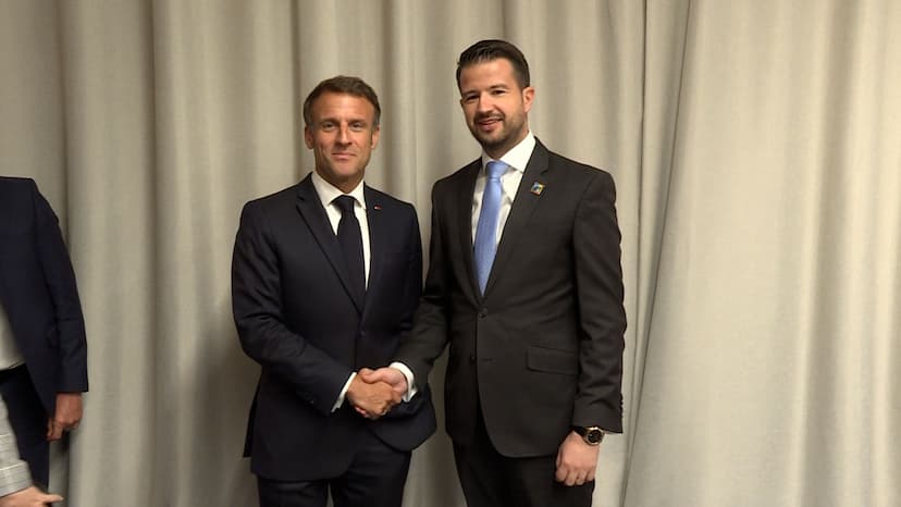 Predsjednik Milatović dobio poziv za zvaničnu posjetu Parizu od predsjednika Francuske Emanuela Makrona
