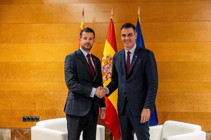 Predsjednik Milatović sastao se sa predsjednikom Vlade Španije Pedrom Sančezom
