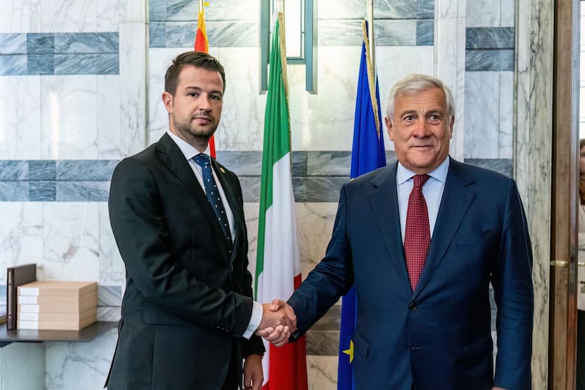 Predsjednik Milatović sastao se sa potpredsjednikom Vlade i ministrom vanjskih poslova Republike Italije Antoniom Tajanijem