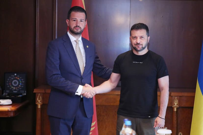  Predsjednik Milatović u Atini se sastao i sa predsjednikom Ukrajine Volodimirom Zelenskim