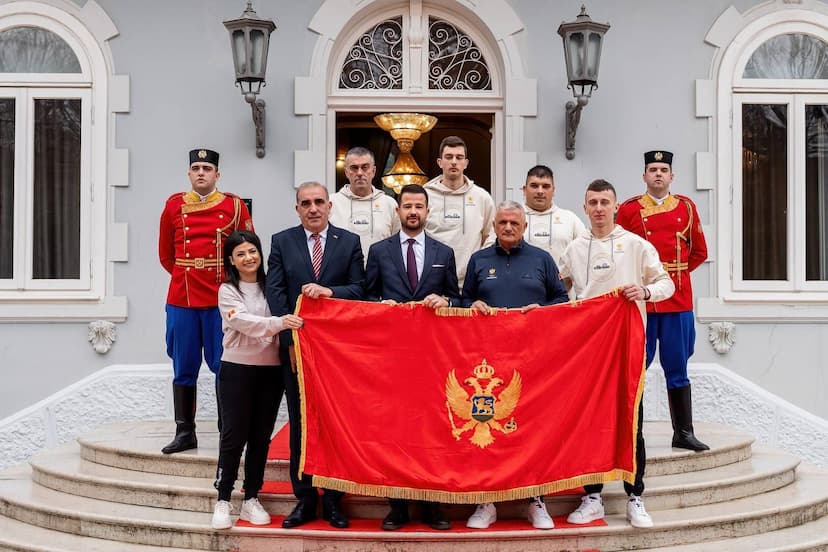 Pod crnogorskom zastavom ka olimpijskom snu: Predsjednik Milatović ispratio crnogorske olimpijce u Milano i Kortinu