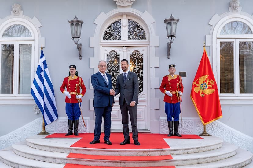 Predsjednik Grčke Konstantinos Tasulas u zvaničnoj posjeti Crnoj Gori