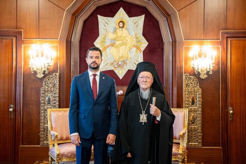 Predsjednik Milatović sastao se sa vaseljenskim patrijarhom Vartolomejem