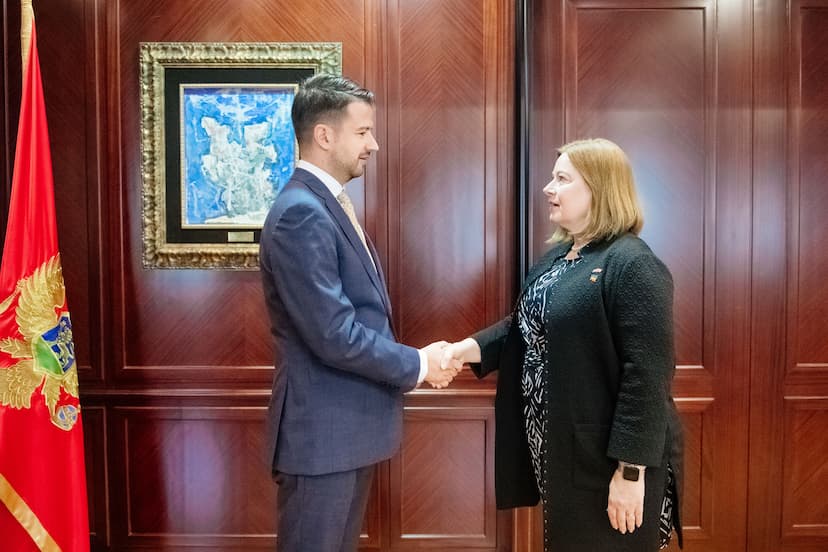 Predsjednik Crne Gore Jakov Milatović primio ambasadorku SAD-a Nj. E. Džudi Rajzing Ranke