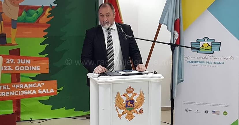 Savjetnik Predsjednika Crne Gore za regionalni razvoj Aleksandar Stijović na Biznis forumu u Bijelom Polju