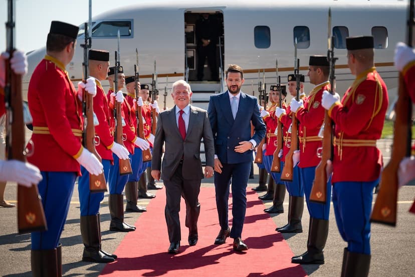 Predsjednik Milatović ugostio kralja Jordana Abdulaha II: Crna Gora i Jordan spremni za jačanje saradnje