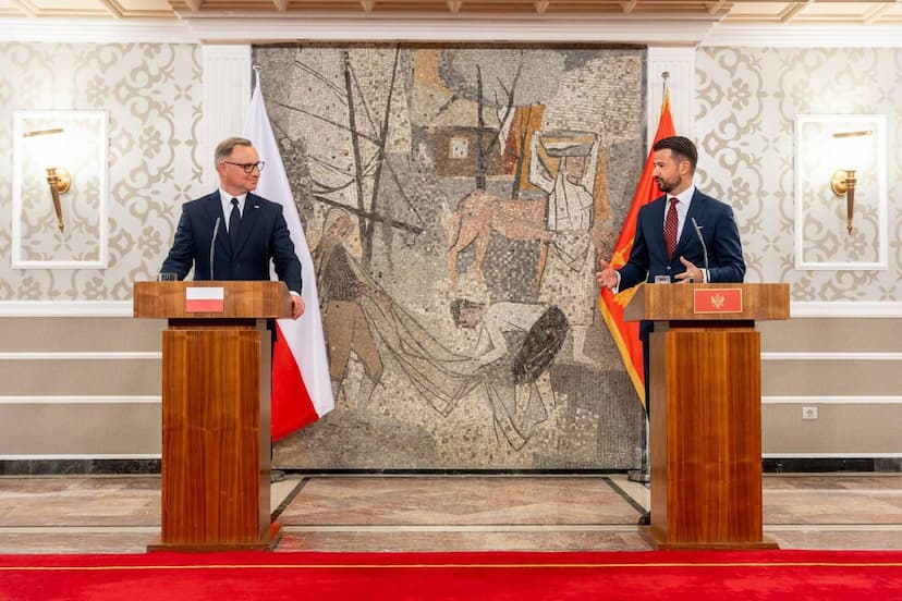 Izjava za medije predsjednika Crne Gore Jakova Milatovića nakon sastanka s predsjednikom Republike Poljske Andžejem Dudom