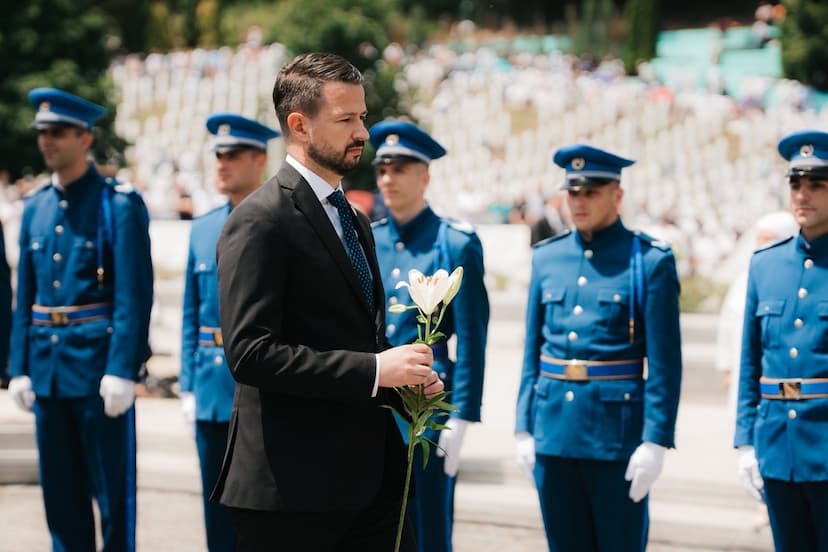 Predsjednik Milatović odao počast žrtvama Srebrenice