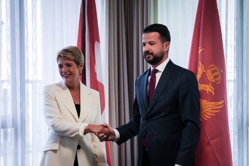 Milatović sa predsjednicom Švajcarske Kelen-Suter: Otvaranje ambasade u Bernu potvrda nove dinamike odnosa Crne Gore i Švajcarske