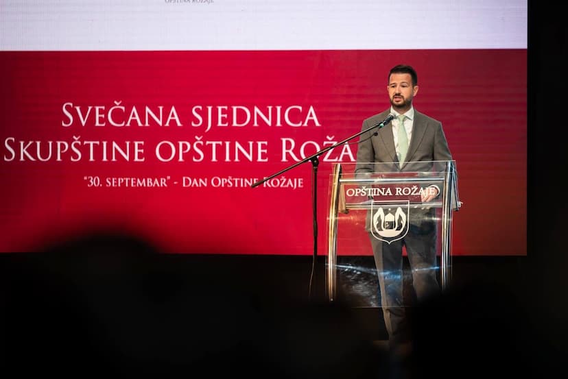 Milatović u Rožajama: Ne pristajem da Rožaje stoji