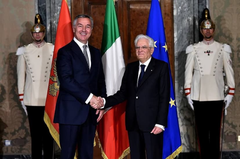 Predsjednik Đukanović doputovao u zvaničnu posjetu Republici Italiji