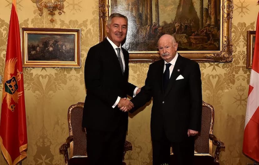 Predsjednik Đukanović posjetio sjedište Suverenog Viteškog Malteškog Reda