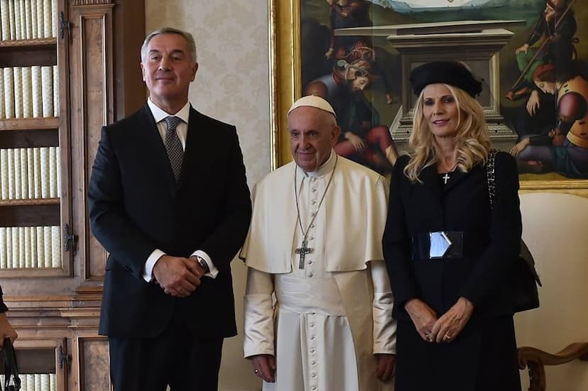 Saopštenje: Predsjednik Đukanović boravio u zvaničnoj posjeti Svetoj Stolici