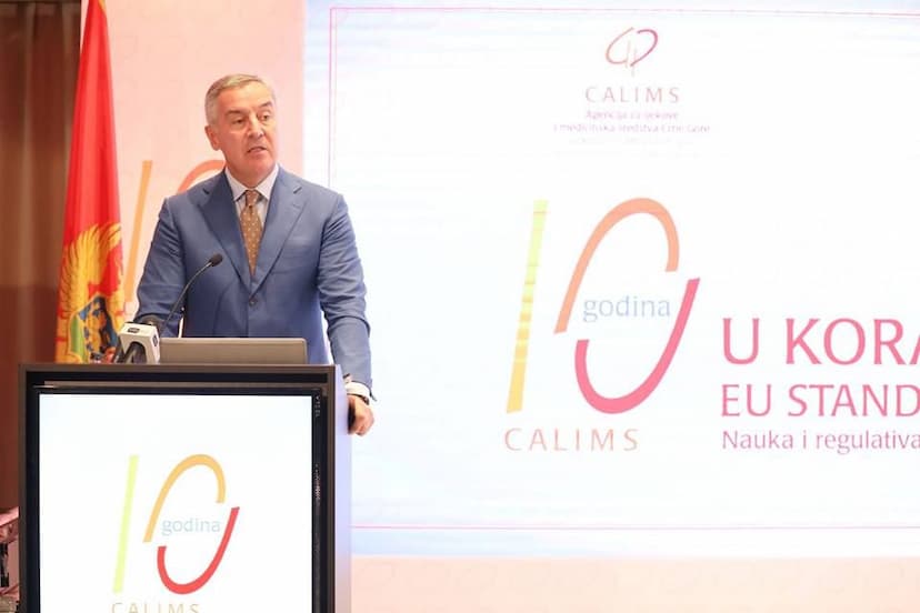 Predsjednik Đukanović na otvaranju Internacionalne konferencije „10 godina CALIMS u korak sa EU standardima – nauka i regulativa u službi zdravlja“