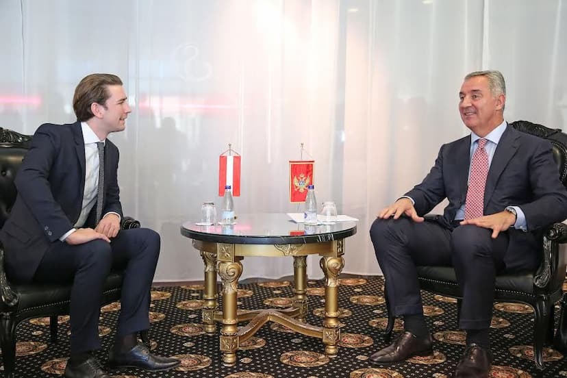 Saopštenje sa sastanka predsjednika Đukanovića i Saveznog kancelara Republike Austrije Sebastijana Kurca