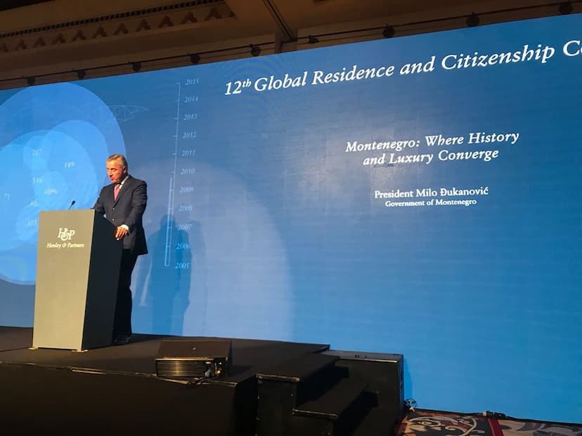 Izlaganje predsjednika Đukanovića na 12. Globalnoj konferenciji o rezidentnosti i državljanstvu u Dubaiju