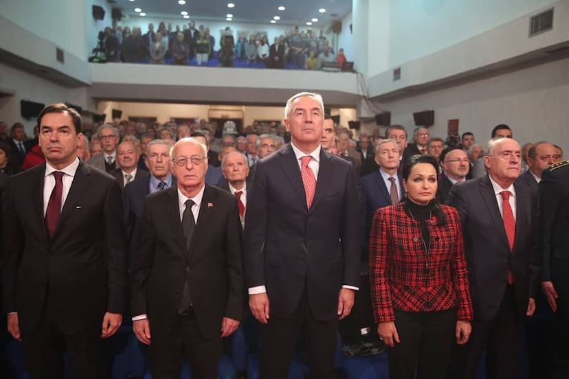 Predsjednik Đukanović na Svečanoj akademiji povodom 75 godina ZAVNO-a i 70 godina SUBNOR-a