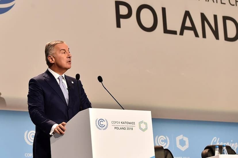 Izlaganje predsjednika Đukanovića na Samitu lidera 24. Konferencije država ugovornica Okvirne konvencije UN-a o klimatskim promjenama