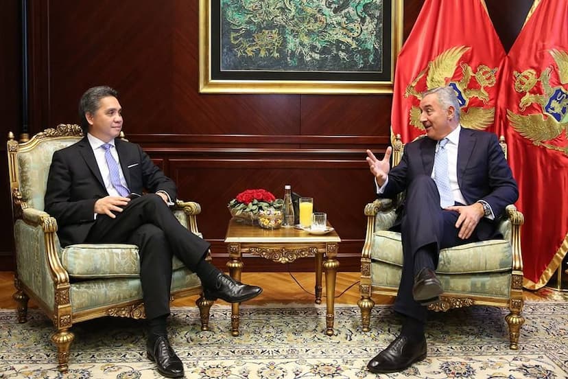 Predsjednik Đukanović primio u oproštajnu posjetu ambasadora Republike Indonezije Harija Ričarda Džejmsa Kandoua