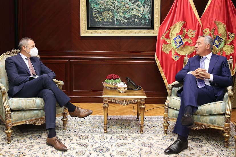 Predsjednik Đukanović primio novoimenovanog ambasadora Crne Gore u UK Vladimira Beratovića