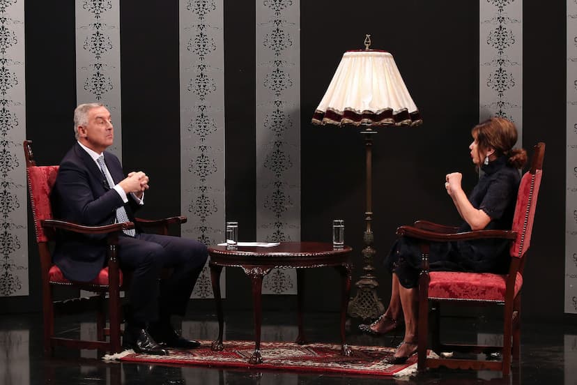 Predsjednik Crne Gore Milo Đukanović gostovao u emisiji "Teleskopija" na Televiziji Crne Gore