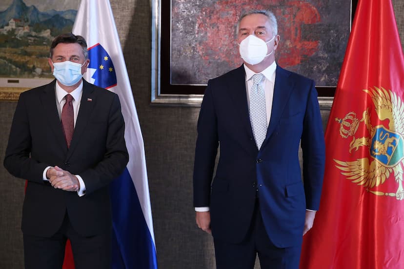 Predsjednik Crne Gore Milo Đukanović primio predsjednika Republike Slovenije Boruta Pahora