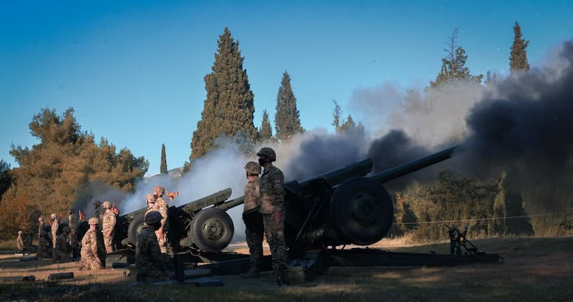 Povodom 9. maja - Dana pobjede (Dana Evrope) počasna artiljerijska paljba