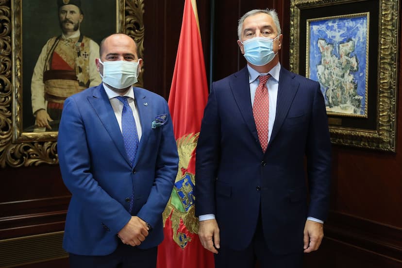 Predsjednik Crne Gore Milo Đukanović primio ambasadora Albanije Ridi Kurtezia