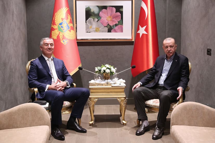 Predsjednik Crne Gore Milo Đukanović sastao se sa predsjednikom Republike Turske Redžepom Tajipom Erdoganom