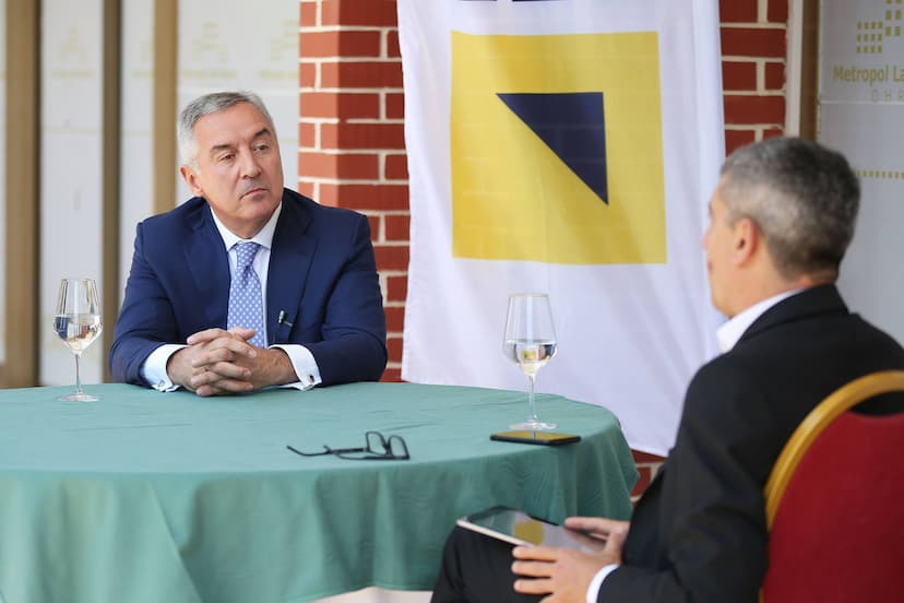 Intervju predsjednika Crne Gore Mila Đukanovića za TV21, televiziju iz Sjeverne Makedonije