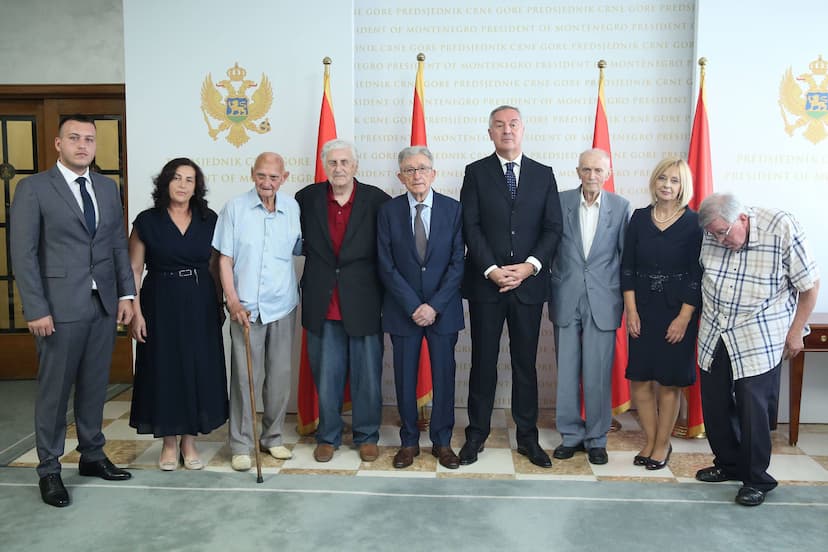 Predsjednik Đukanović uručio odlikovanja povodom 13. jula - Dana državnosti