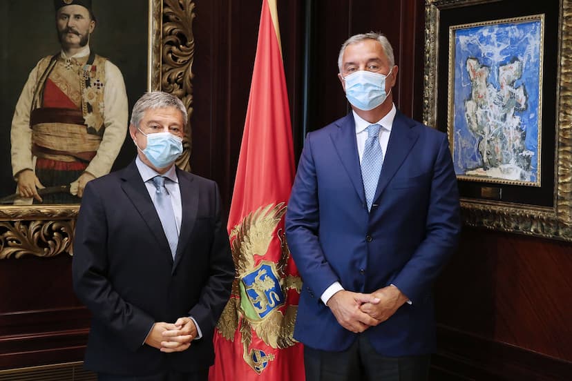 Predsjednik Đukanović primio u oproštajnu posjetu ambasadora Republike Kosovo u Crnoj Gori Iljbera Hisu