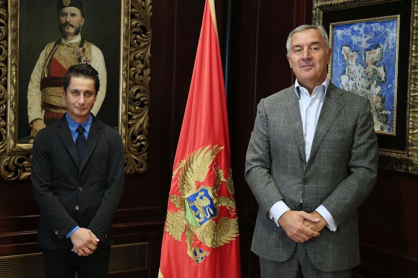 Predsjednik Đukanović primio generalnog sekretara Međunarodnog Centra Nizami Ganjavi iz Azerbejžana Rovshana Muradova