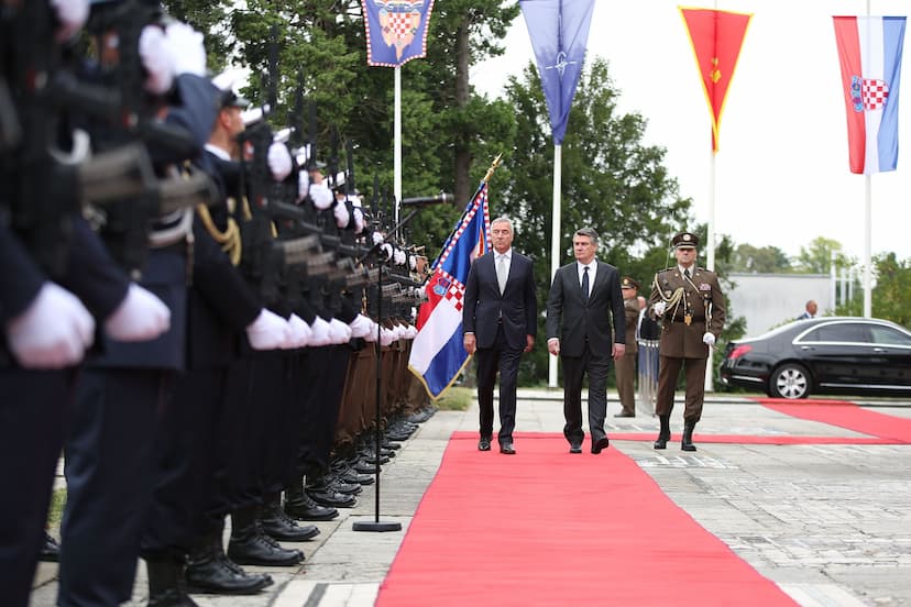 Predsjednik Crne Gore Milo Đukanović doputovao u zvaničnu posjetu Republici Hrvatskoj