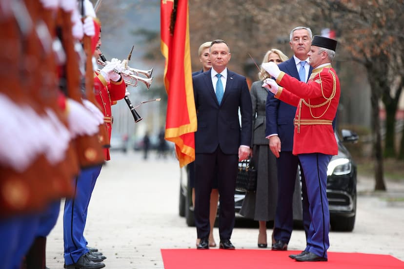 Predsjednik Đukanović dočekao predsjednika Republike Poljske Andžeja Dudu
