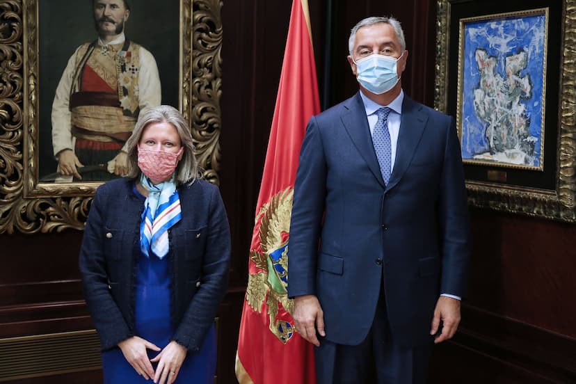 Predsjednik Đukanović primio ambasadorku Ujedinjenog Kraljevstva u Crnoj Gori Karen Medoks