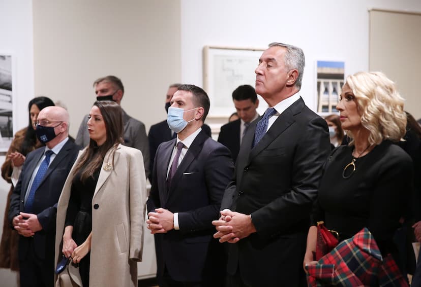 Predsjednik Đukanović na otvaranju izložbe „Svetlana Kana Radević - poslijeratna arhitektura između centra i periferije“