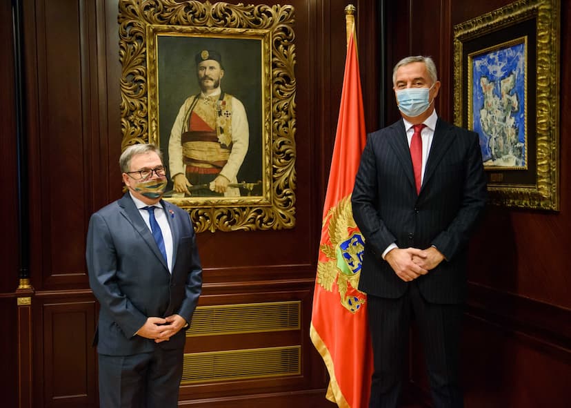 Predsjednik Đukanović sastao se sa ambasadorom Republike Francuske Kristijanom Timonijevom