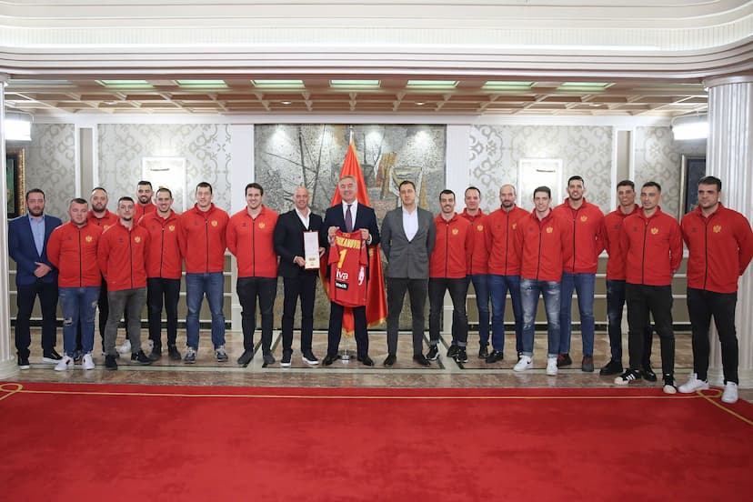Predsjednik Đukanović primio rukometnu reprezentaciju Crne Gore