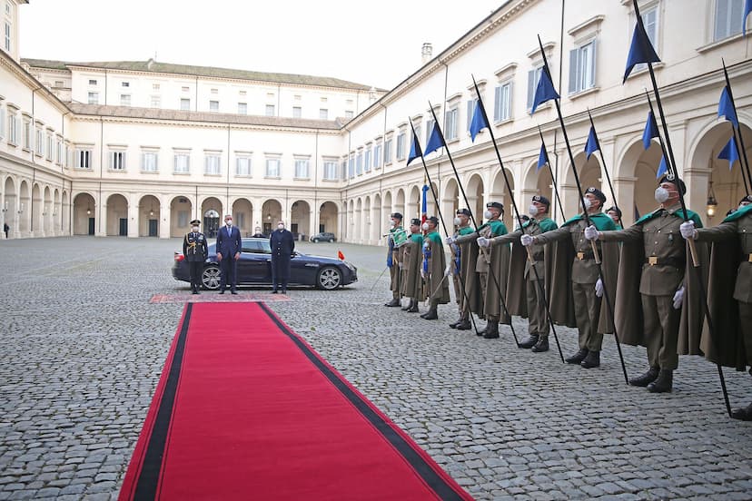 Predsjednik Crne Gore Milo Đukanović sastao se u Rimu sa predsjednikom Republike Italije Serđom Matarelom
