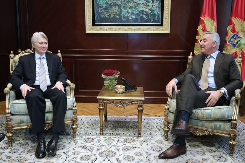 Predsjednik Đukanović primio ambasadora Norveške u Crnoj Gori Jorna Eugena Jelstada