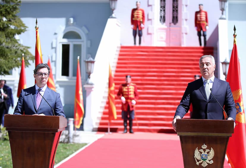 Odgovori predsjednika Crne Gore i Sjeverne Makedonije na novinarska pitanja