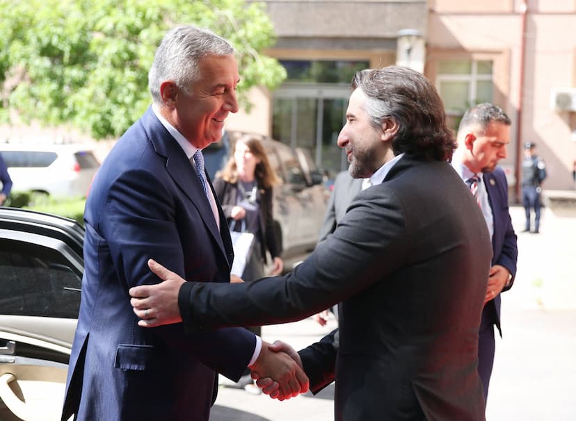 Predsjednik Đukanović sastao se sa gradonačelnikom Prištine Perparimom Ramom